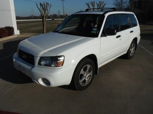2003 subaru forester xs all wheel drive 2.5 l 4cyl auto 1 local owner