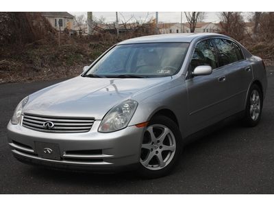 2004 infiniti g35x 3.5l v6 awd xenons sunroof dvd power everything noreserve!!!!