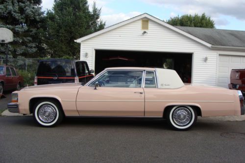 1984 pink cadillac deville base coupe 2-door 4.1l