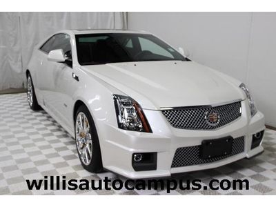 Pre-owned cts-v coupe / navigation / rwd / white diamond