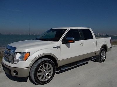 09 ford f-150 king ranch supercrew - one owner florida truck - original paint