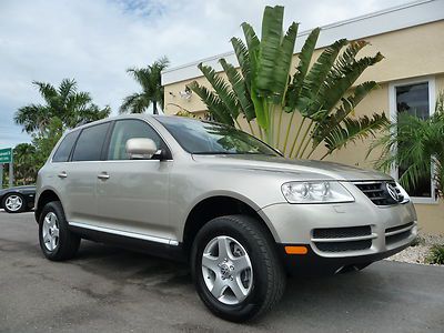 2004 volkswagen vw touareg v6 awd htd seats hid fl suv leather sun roof
