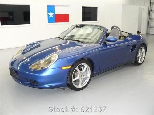 2004 porsche boxster roadster 5-speed htd leather 58k texas direct auto