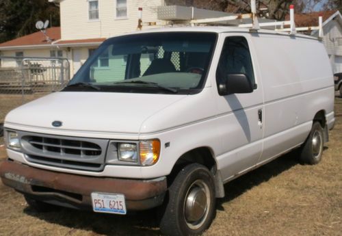 2000 ford econoline e250 van, as-is, no reserve!