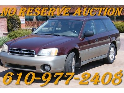 No reserve auction,4x4,outback,showroom condition,extra clean,amazing condition