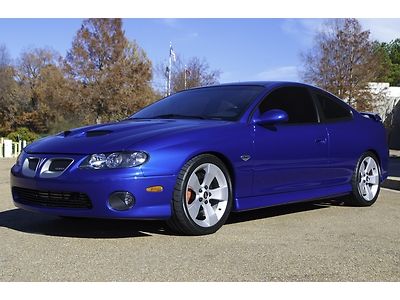 Insane! 2005 gto pro-touring custom - supercharged ls2, 6-speed, low miles, blue