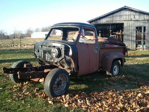 1953 1954 1955 ford f 100 pickup truck project ratrod or for parts