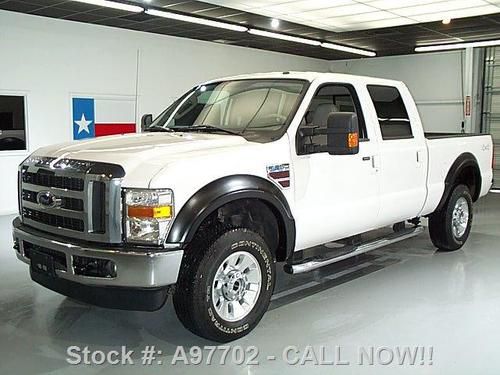 2010 ford f-250 lariat crew 4x4 diesel htd leather 15k texas direct auto