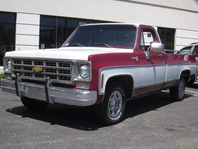 C-10 silverado v8 automatic ac pw pl only 95k miles runs and drives great