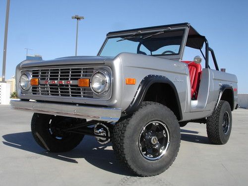 1972 classic ford bronco. full custom restoration.  selling at no reserve !