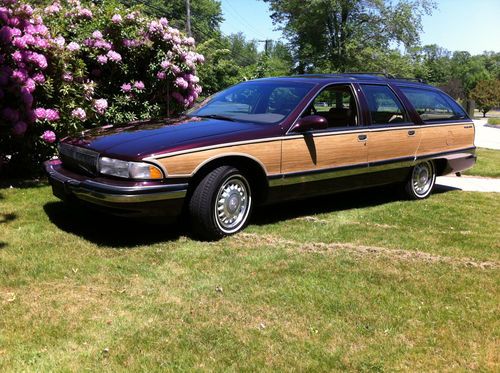1995 buick roadmaster estate wagon wagon leather lt1  only 65k miles no reserve