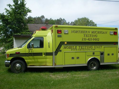 1995 ford ambulance/camper/work van