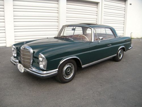 1966 mercedes benz 250se coupe w111 4 speed manual with a/c