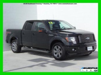2012 ford f-150 crew cab 19k miles*fx2*leather*heat&amp;vent seats*rear camera*nice
