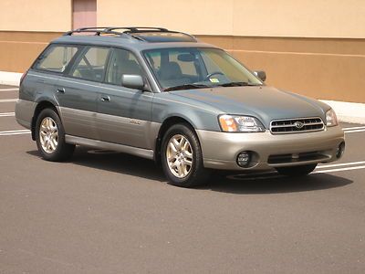 2001 subaru outback legacy wagon limited awd one owner only 55k mile no reserve!