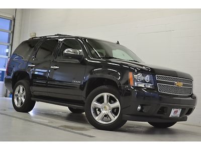 12 chevrolet tahoe lt 4wd 9k financing camera dvd captains seats leather 3rd row
