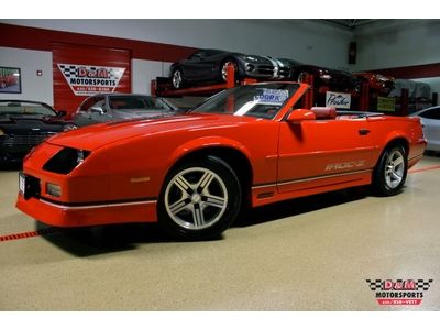 1990 camaro iroc z convertible automatic 1owner 36,935 miles preferred equip a/c