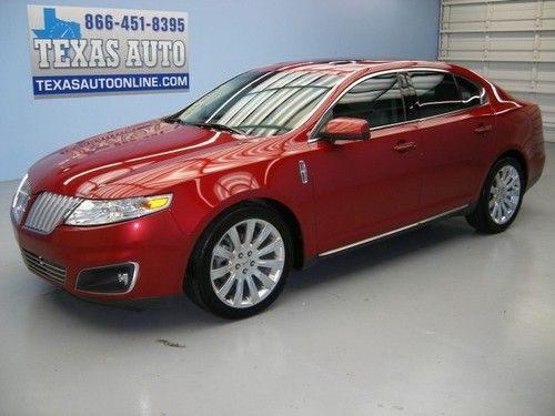 We finance!!!  2009 lincoln mks pano roof nav heated leather sync sat texas auto