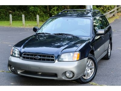 2001 subaru outback awd wagon 1 owner 5 speed manual low miles serviced carfax