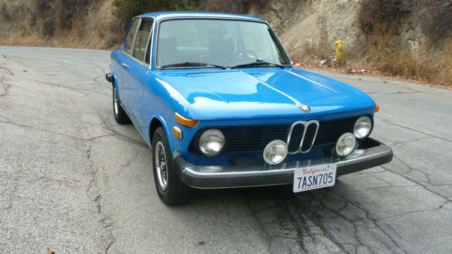 1974 bmw 2002 coupe 100% rust free &amp; straight body in good running condition.