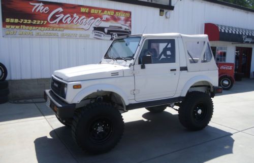 1987 suzuki samurai 4x4 &#034;lifted&#034;  off road fun-loaded with cool features