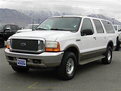 Ford exursion powerstroke diesel 7.3 limited leather third row low price auto