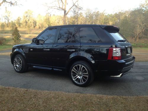 2009 land rover range rover sport supercharged sport utility 4-door 4.2l