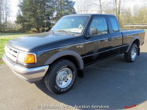Ford ranger extended cab 4x4 pickup truck 4.0l v6 4-spd auto w/ overdrive 6&#039; bed