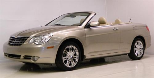 08 sebring limited convertible navigation heated leather phone chrome loaded