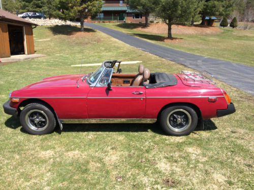 1977 mgb for sale. convertible 4 speed 77,600 miles