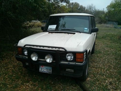 Land rover - range rover 1992 &amp; 1989 one runs great the one for parts or restore