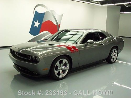 2012 dodge challenger r/t plus hemi leather 20&#039;s 30k mi texas direct auto