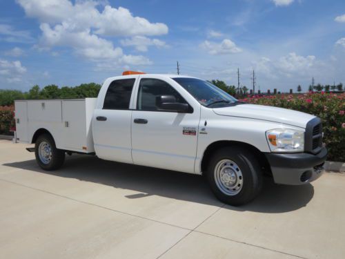 2008 dodge 3500 texas own crew cab utility service truck one owner free shipping