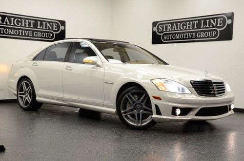 2007 mercedes benz s65 amg white v12 leather pano roof