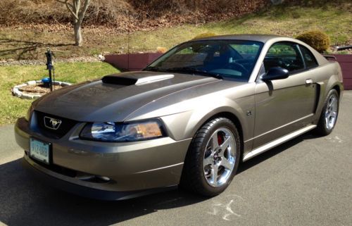 Supercharged 2002 ford mustang gt - 410 hp, mint! clean! 25,519 miles!