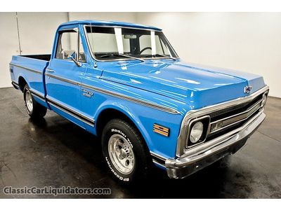 1970 chevrolet c10 swb pickup 350 automatic ps ac pb dual exhaust look at it