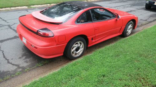 Red 1991 dodge stealth rt needs work no reserve auction!