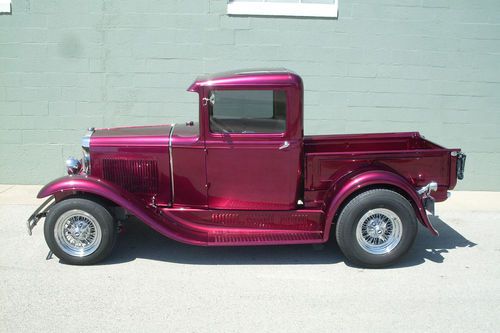 1931 ford model a pickup street rod all steel rust free excel cond priced 2 sell