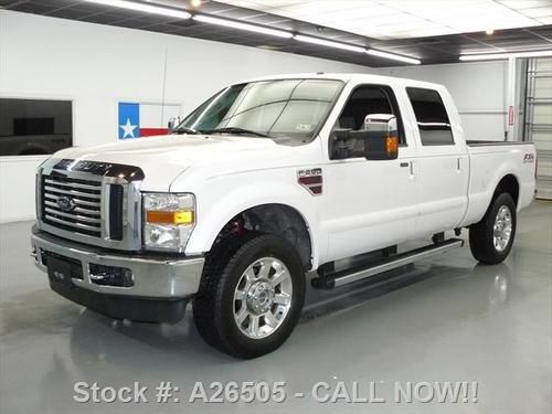 2010 ford f250 lariat crew turbo diesel 4x4 fx4 leather texas direct auto