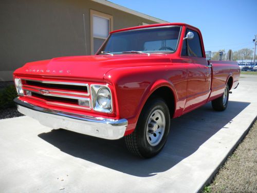 1967 chevrolet c10 pickup truck all original matching numbers  southern truck