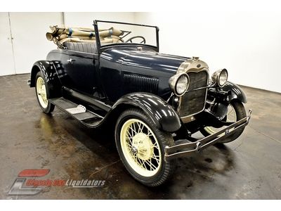 1929 ford model a roadster flathead 4 cyl 3 speed rumble seat matching numbers