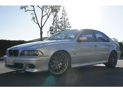 2001 bmw 530i silver 19" whls m interior alpine lowered extra clean