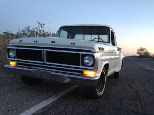 1970 ford f100 pickup truck - fresh interior - patina style