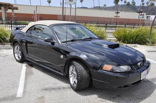 2004 ford mustang convertible gt 40th anniversary edition 5 speed manual