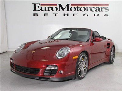 Ruby red navigation convertible stick shift cabriolet dark manual black used dc