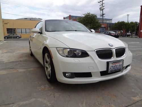 2008 bmw 3 series 328i convertible white with tan interior 2 doors