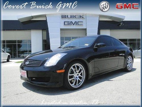 06 g35 coupe 2dr v6 leather sunroof extra clean