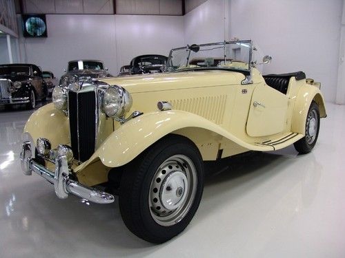1951 mg td roadster #'s matching engine side curtains tonneau cover wind wings