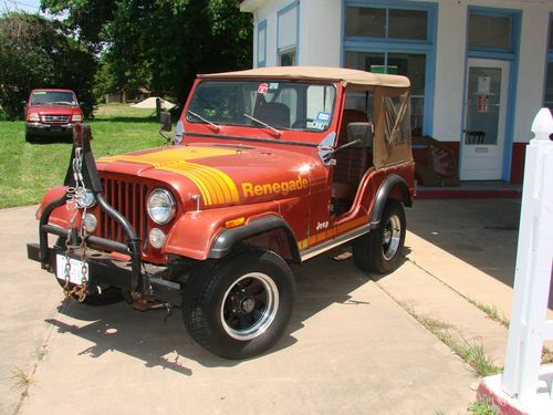 Jeep renegade cj5 !! all original !! low miles !! 4x4 ! one owner!! no reserve