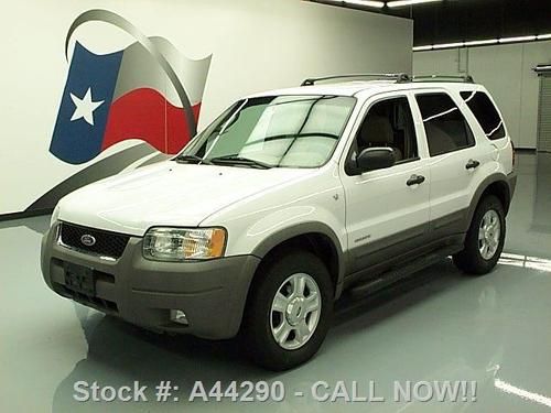 2002 ford escape xlt cruise ctrl cd audio roof rack 64k texas direct auto